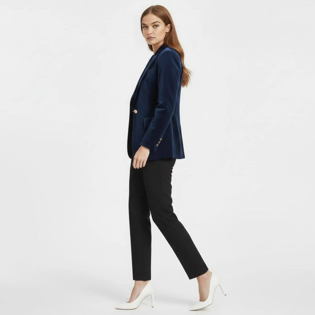 Maribel – Women's Luxury Velvet Blazer with Tailored Fit