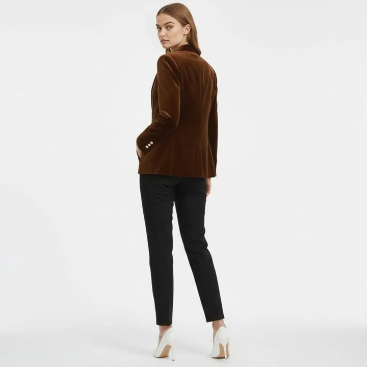 Maribel – Women's Luxury Velvet Blazer with Tailored Fit