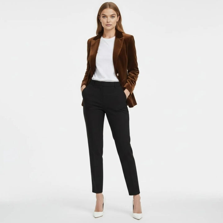 Maribel – Women's Luxury Velvet Blazer with Tailored Fit