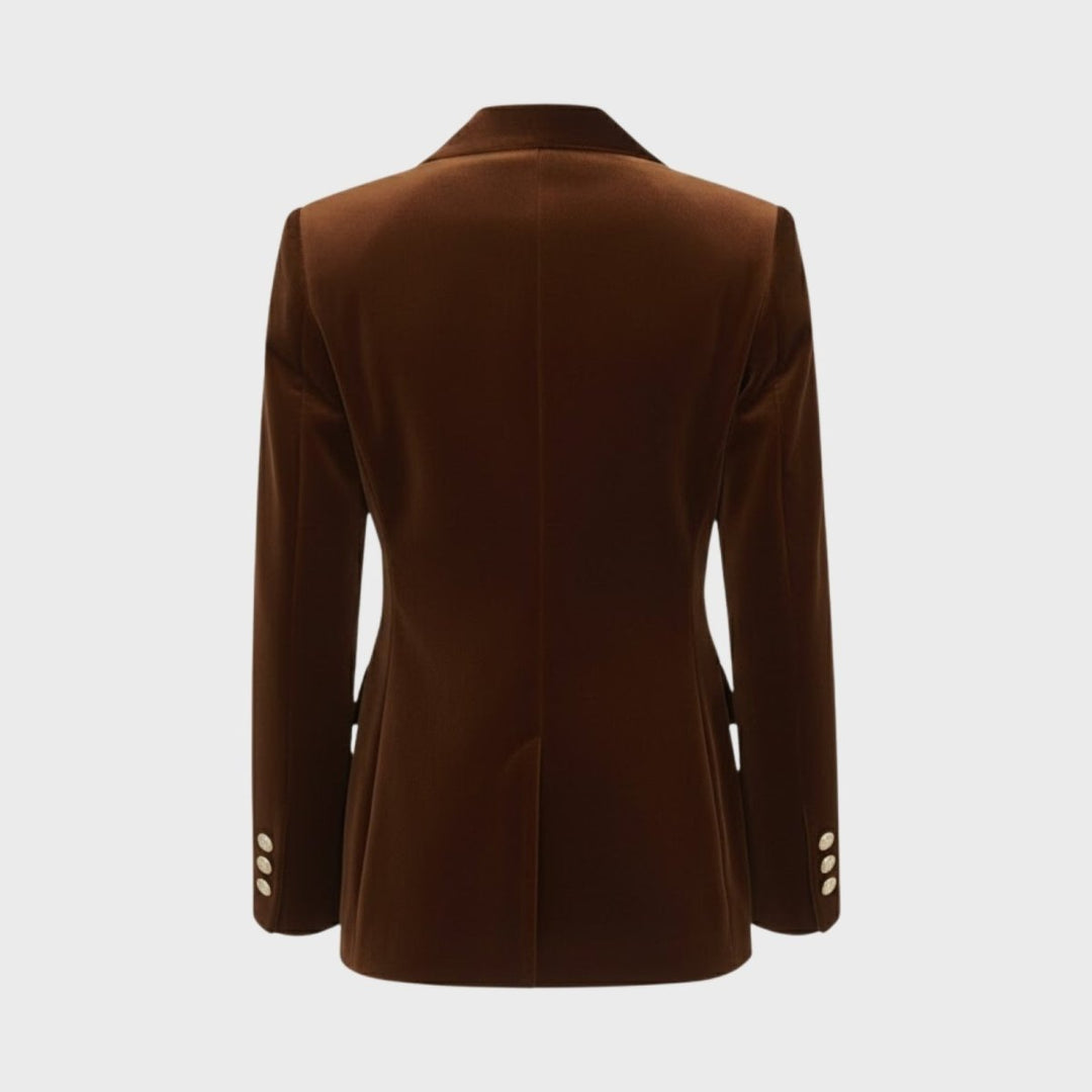 Maribel – Women's Luxury Velvet Blazer with Tailored Fit