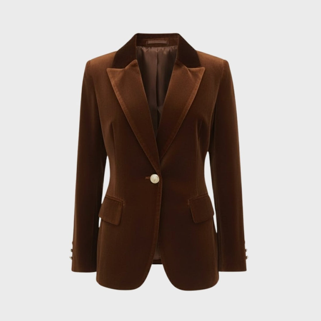 Maribel – Women's Luxury Velvet Blazer with Tailored Fit