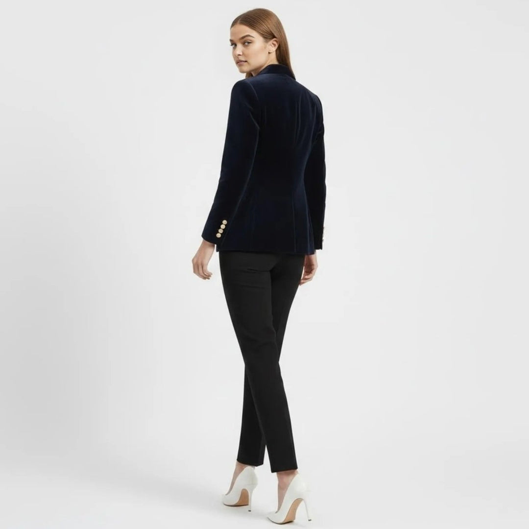 Maribel – Women's Luxury Velvet Blazer with Tailored Fit
