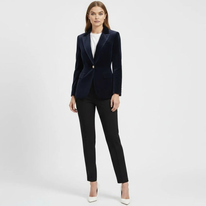 Maribel – Women's Luxury Velvet Blazer with Tailored Fit