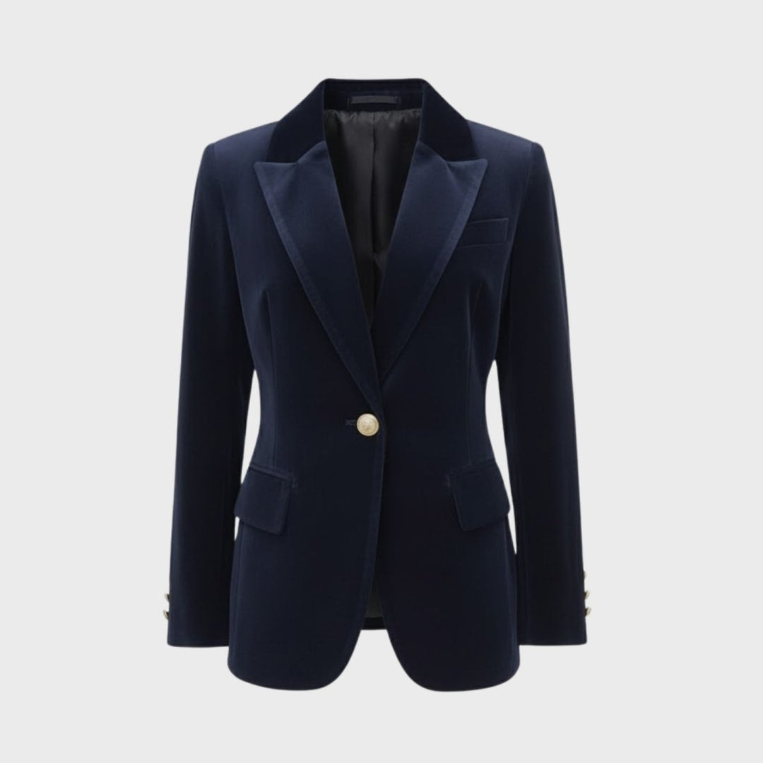 Maribel – Women's Luxury Velvet Blazer with Tailored Fit