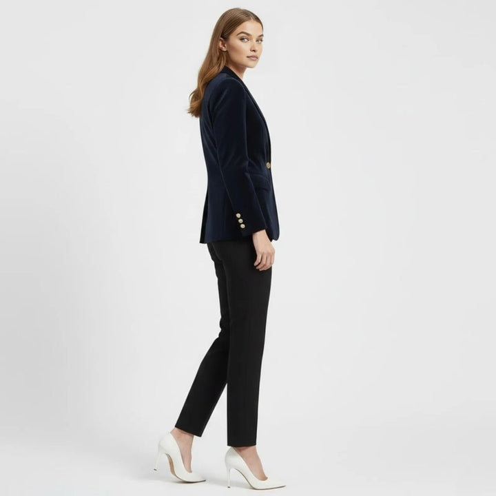 Maribel – Women's Luxury Velvet Blazer with Tailored Fit