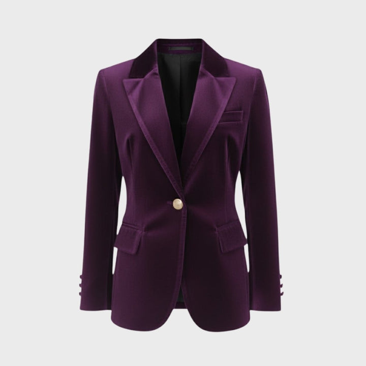 Maribel – Women's Luxury Velvet Blazer with Tailored Fit