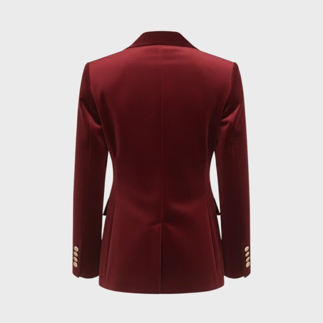 Maribel – Women's Luxury Velvet Blazer with Tailored Fit