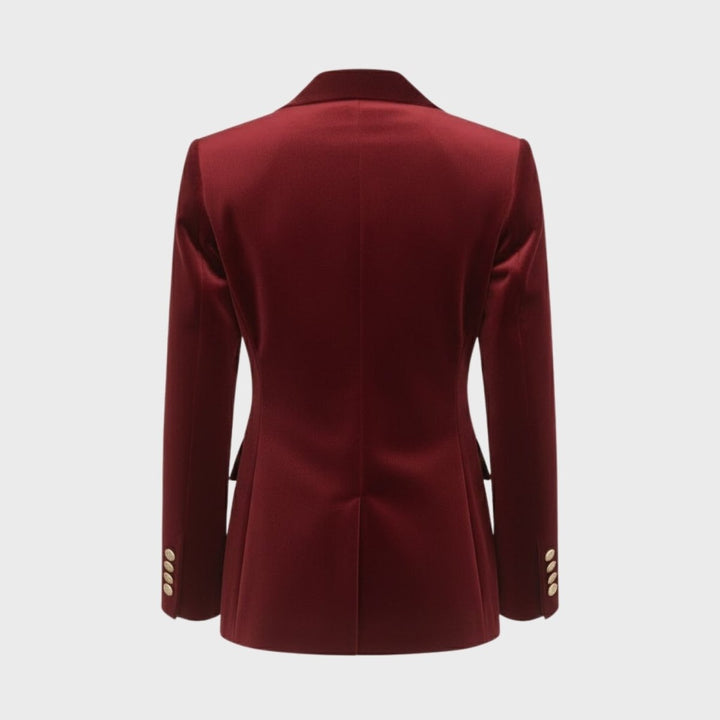 Maribel – Women's Luxury Velvet Blazer with Tailored Fit