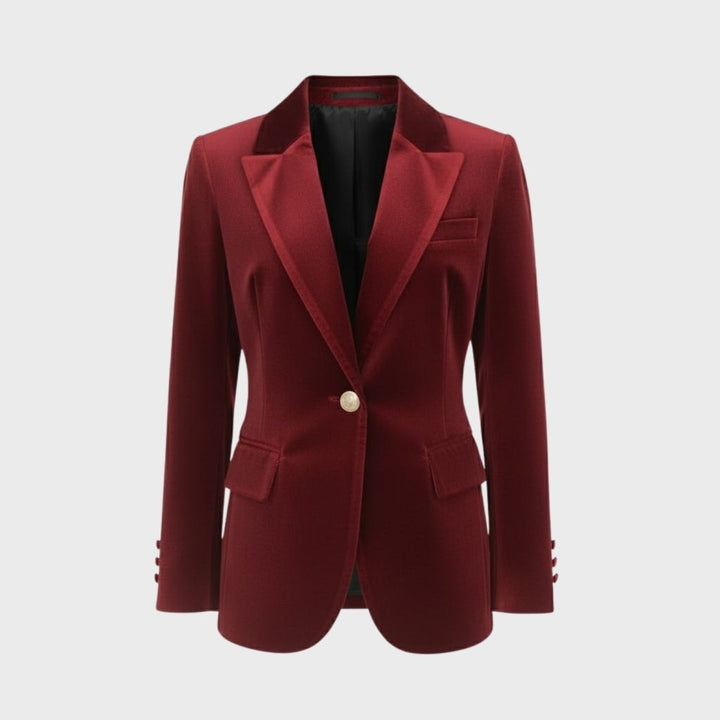 Maribel – Women's Luxury Velvet Blazer with Tailored Fit