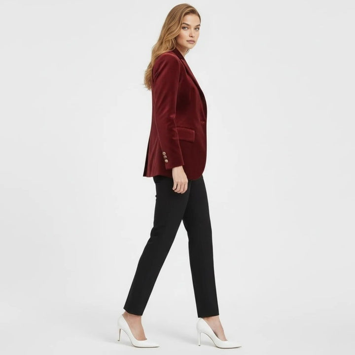 Maribel – Women's Luxury Velvet Blazer with Tailored Fit