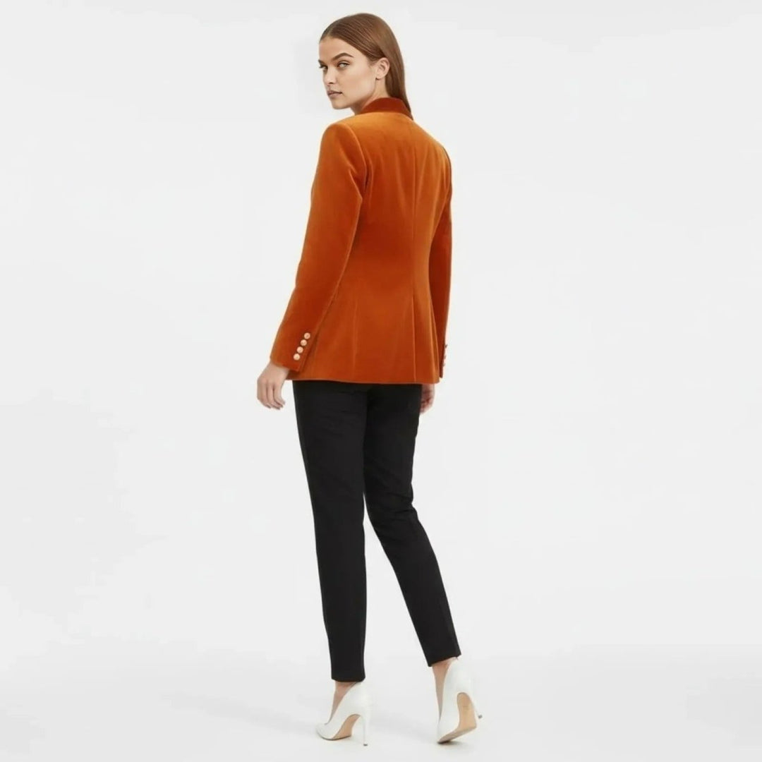 Maribel – Women's Luxury Velvet Blazer with Tailored Fit
