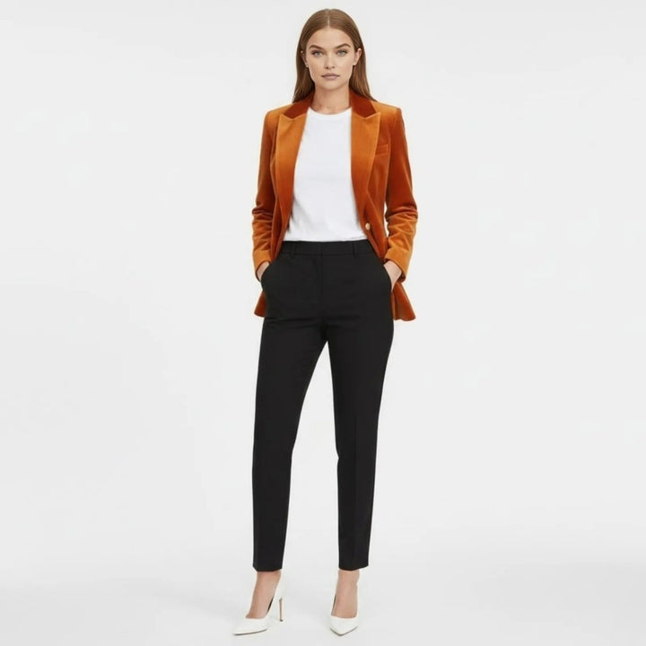 Maribel – Women's Luxury Velvet Blazer with Tailored Fit