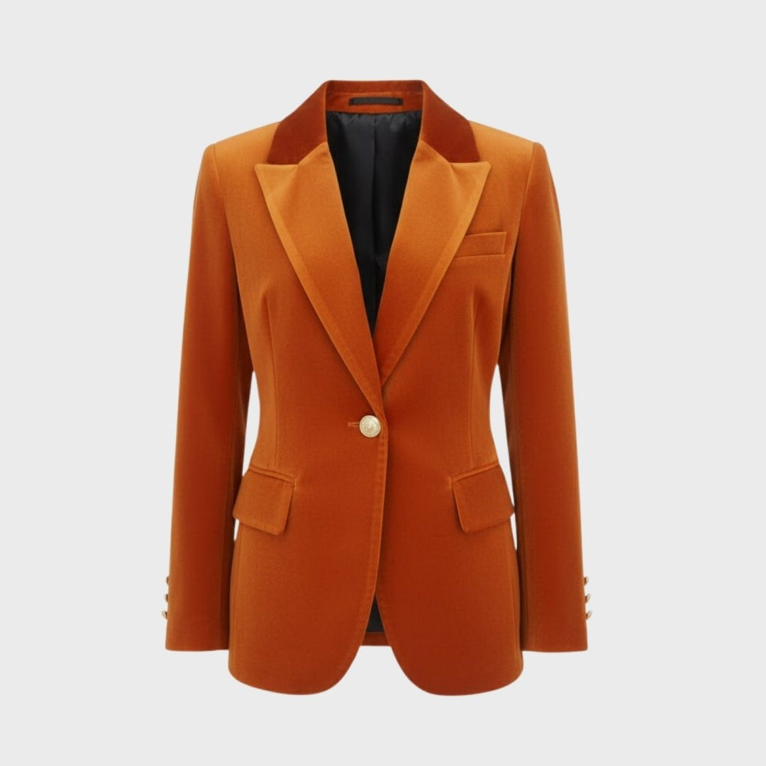 Maribel – Women's Luxury Velvet Blazer with Tailored Fit