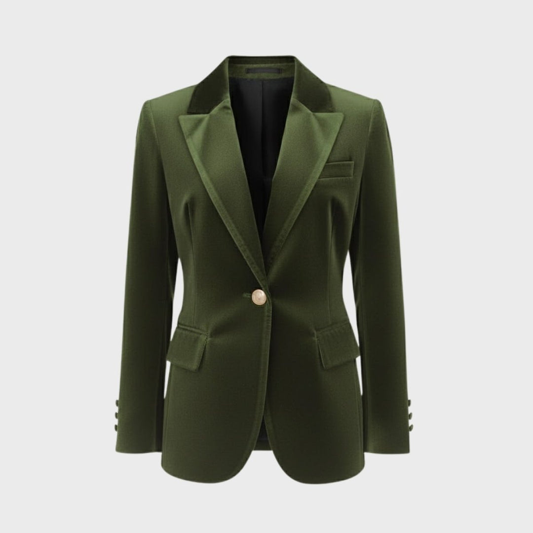 Maribel – Women's Luxury Velvet Blazer with Tailored Fit