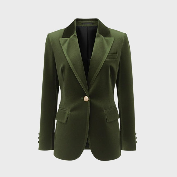 Maribel – Women's Luxury Velvet Blazer with Tailored Fit