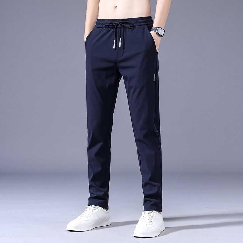 Men's Lightweight Jogger Pants with Elastic Waistband