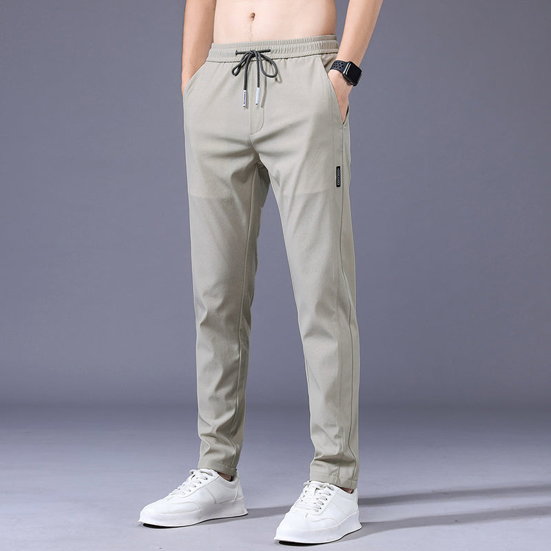 Men's Lightweight Jogger Pants with Elastic Waistband