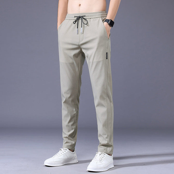 Men's Lightweight Jogger Pants with Elastic Waistband