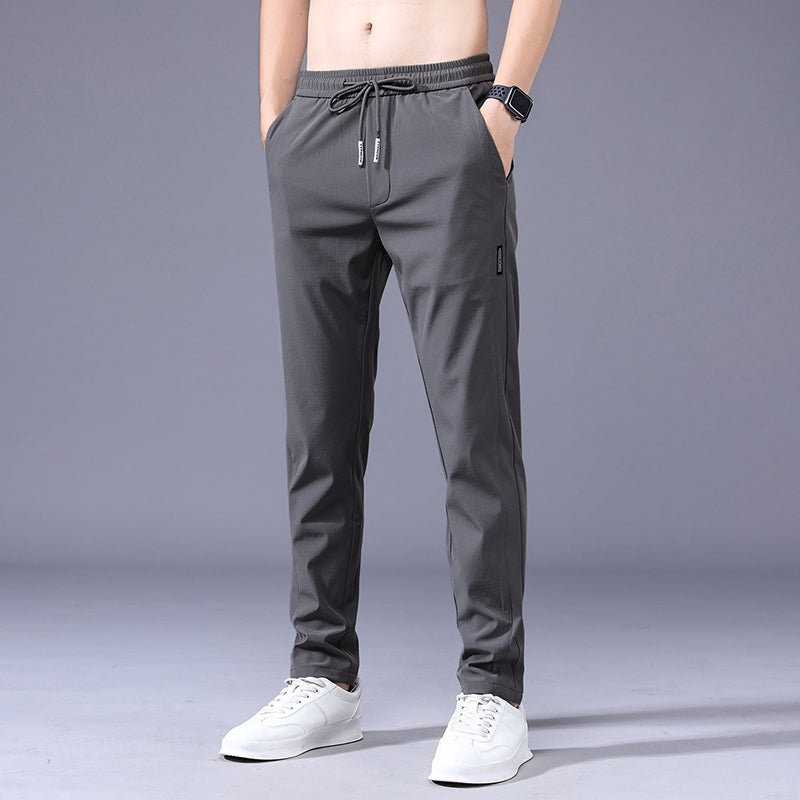 Men's Lightweight Jogger Pants with Elastic Waistband