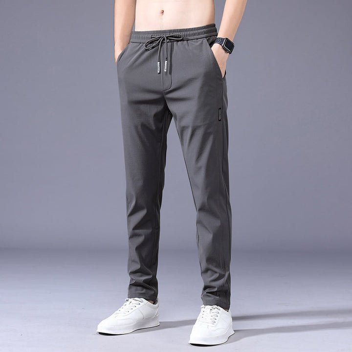 Men's Lightweight Jogger Pants with Elastic Waistband