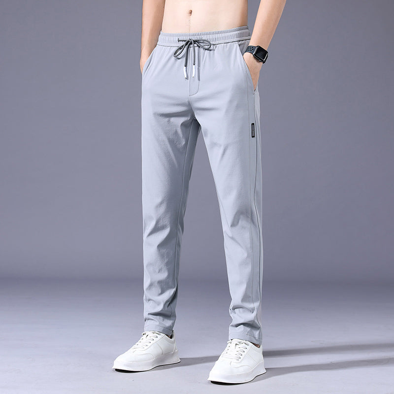Men's Lightweight Jogger Pants with Elastic Waistband