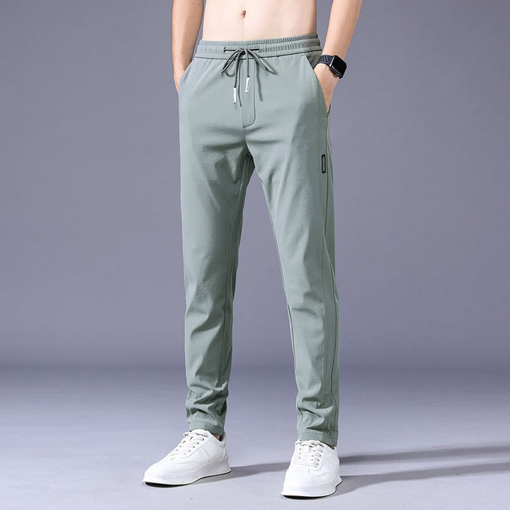 Men's Lightweight Jogger Pants with Elastic Waistband