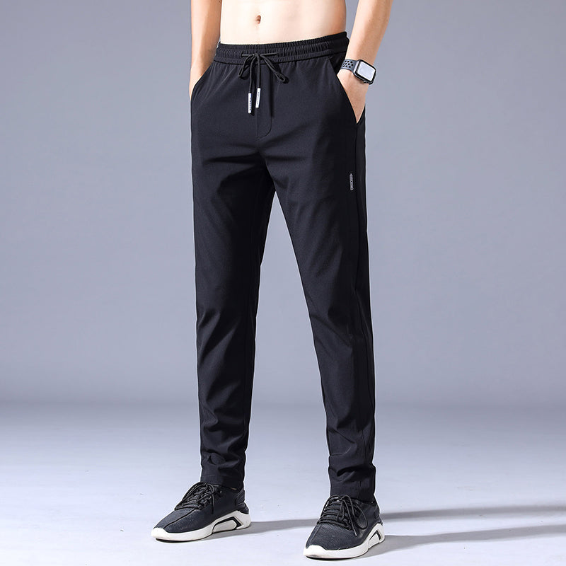 Men's Lightweight Jogger Pants with Elastic Waistband
