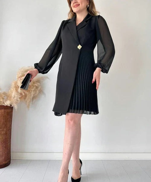 Lauren - Women's Pleated Mini Dress - photo 5
