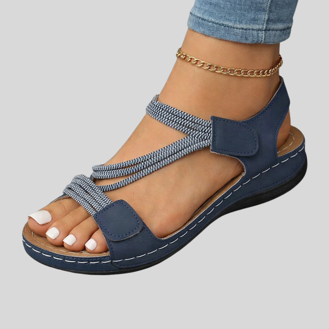 Leocadia - Women's Strappy Cushioned Summer Sandals - photo 1