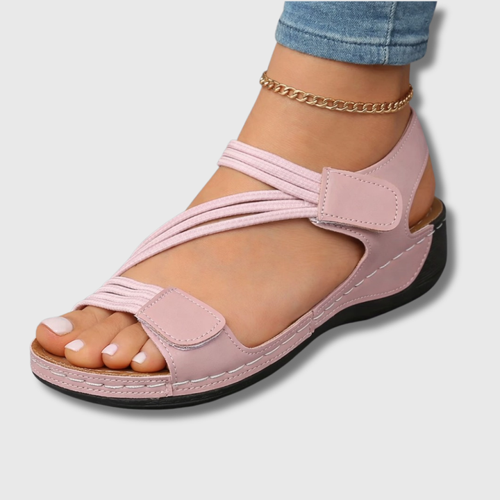 Leocadia - Women's Strappy Cushioned Summer Sandals - photo 2