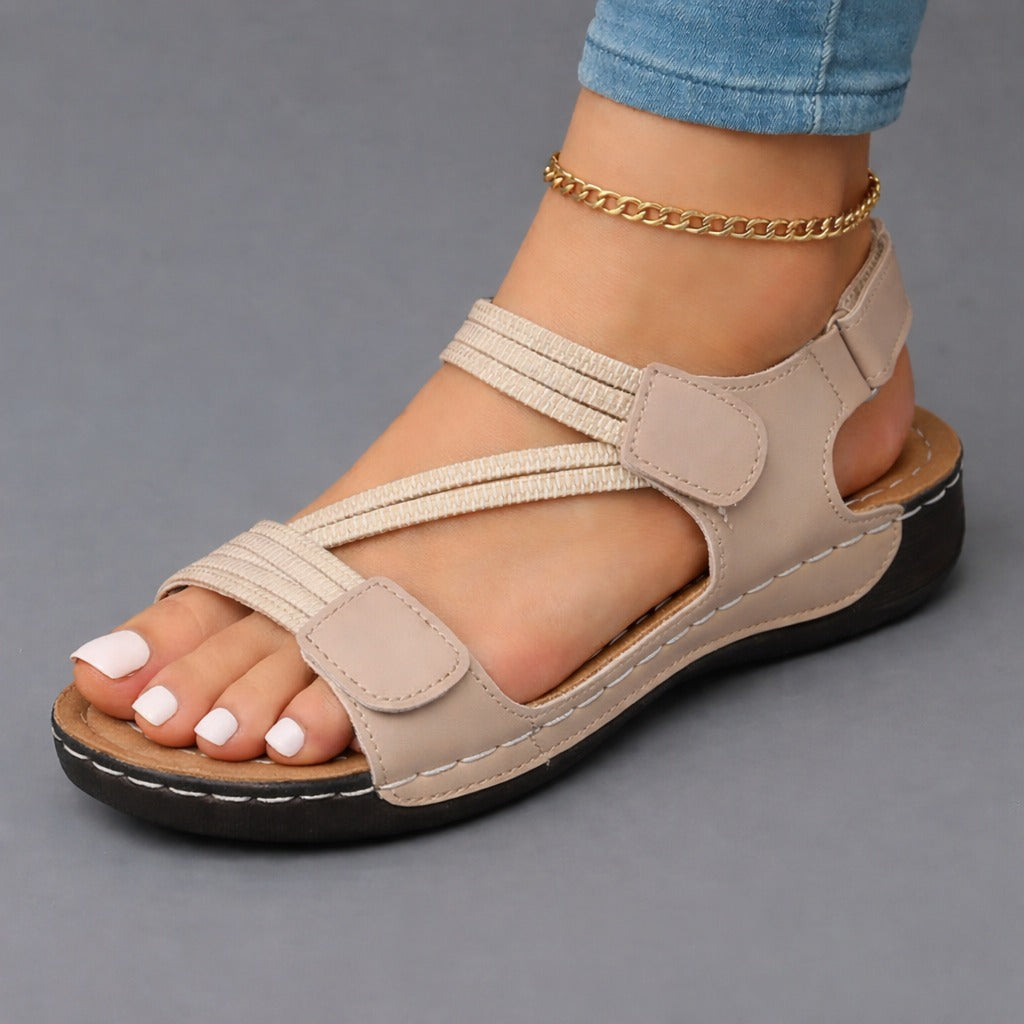 Leocadia - Women's Strappy Cushioned Summer Sandals - photo 5