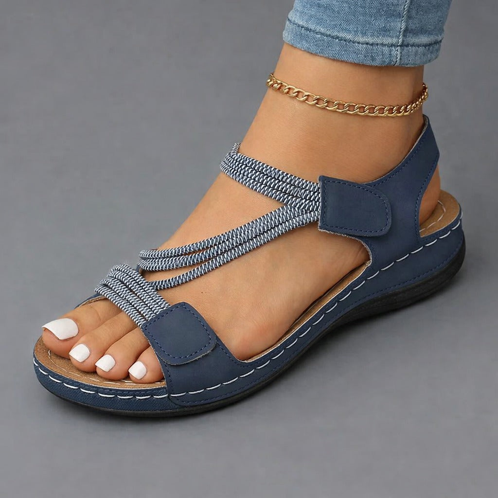 Leocadia - Women's Strappy Cushioned Summer Sandals - photo 6