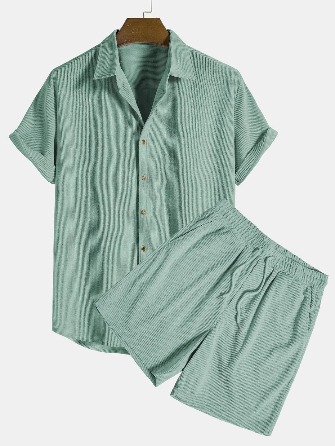 Luke - Men's Classic Polo Shirt and Tailored Shorts Set - photo 3