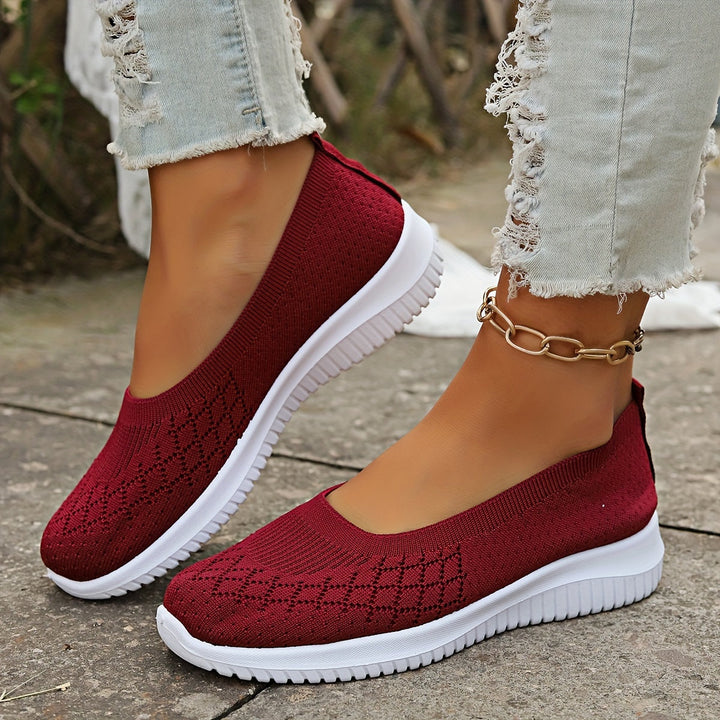 Women's Lightweight Breathable Slip-On Walking Shoes