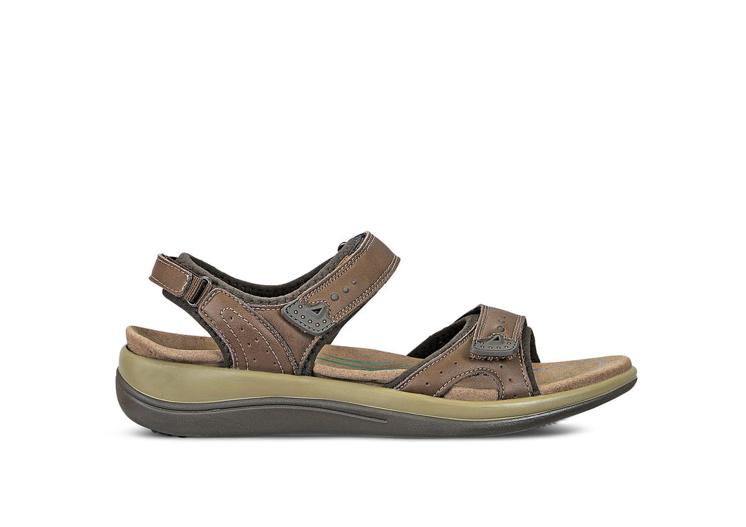 Malibu - Women's Padded Three Strap Walking Sandals - photo 1