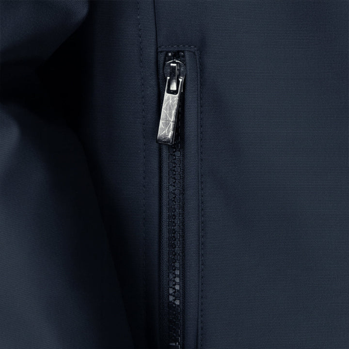 Men's Check Pattern Jacket with Zip Front and Relaxed Fit