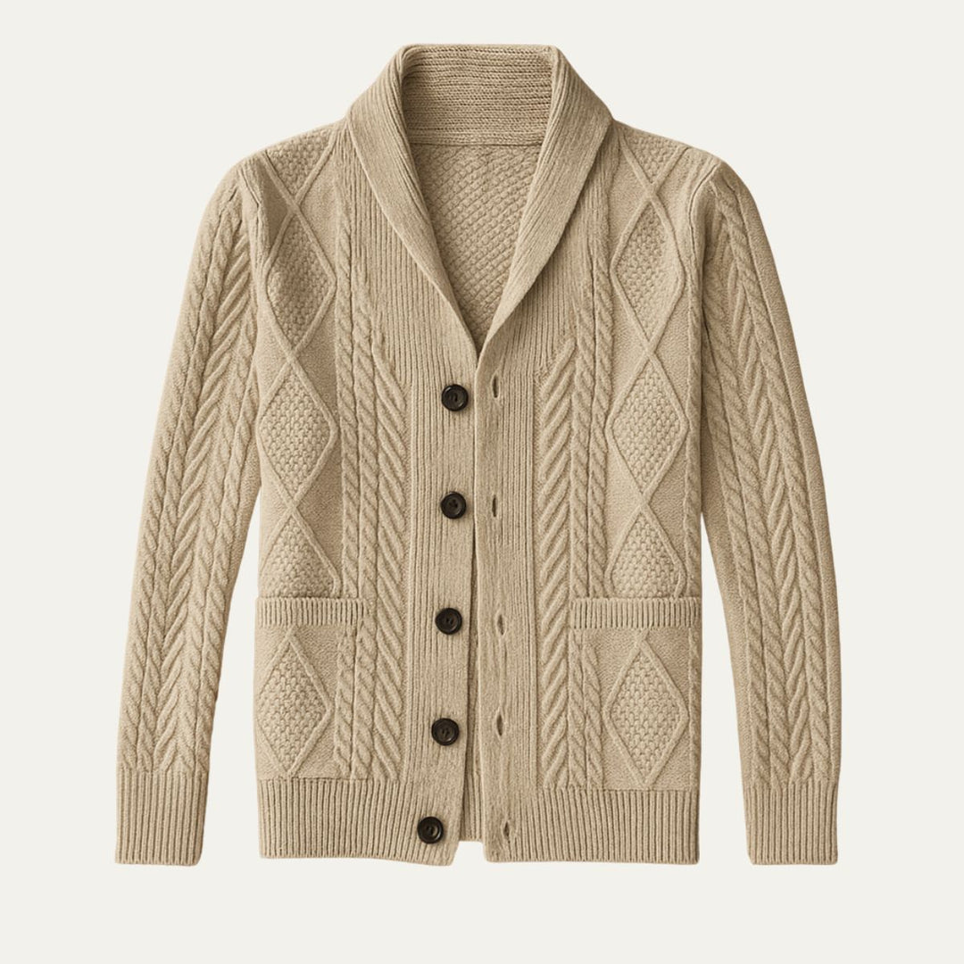 Men's 100% Cashmere Cardigan - photo 3