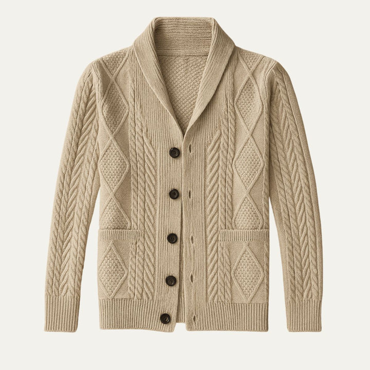 Men's 100% Cashmere Cardigan - photo 3