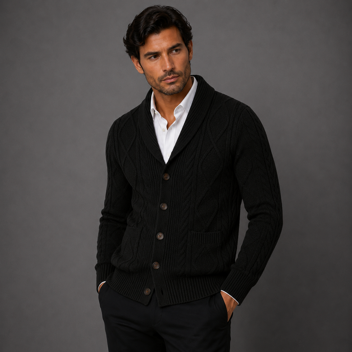 Men's 100% Cashmere Cardigan - photo 9