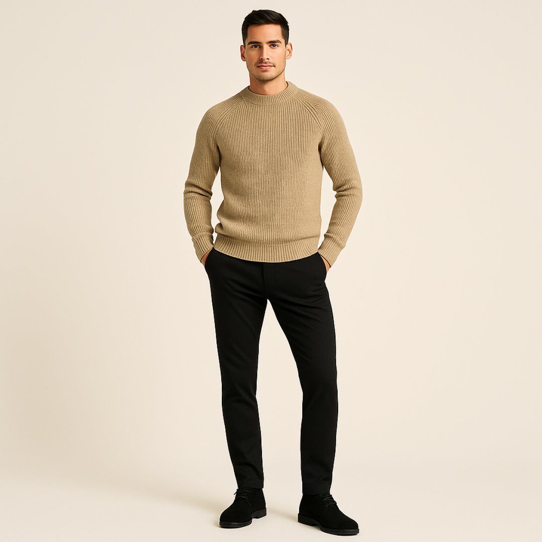 Men's 100% Cashmere Crewneck Jumper - photo 2