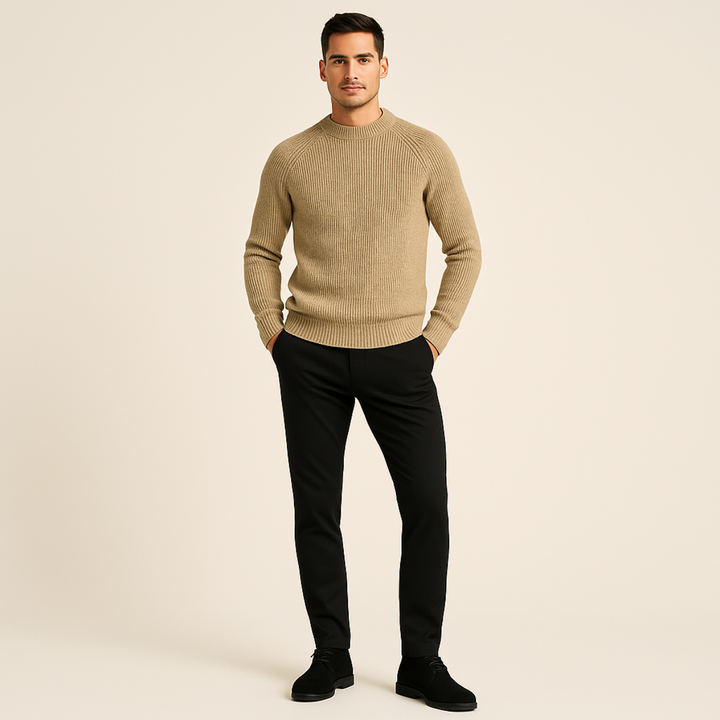 Men's 100% Cashmere Crewneck Jumper - photo 2