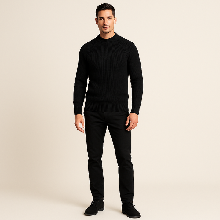 Men's 100% Cashmere Crewneck Jumper - photo 5