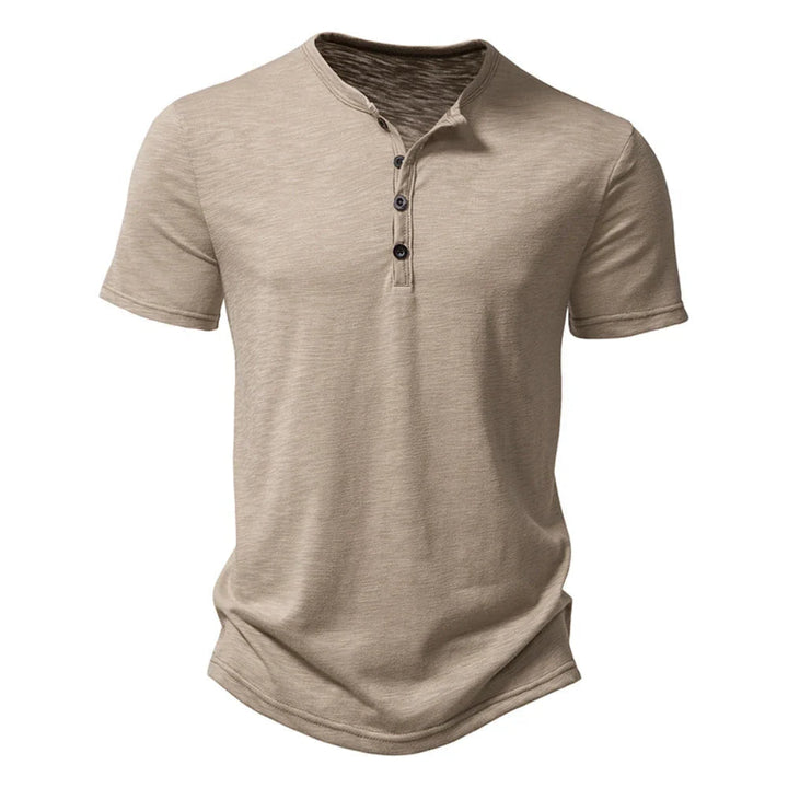 Men's Button-Front Short Sleeve T-Shirt - photo 3
