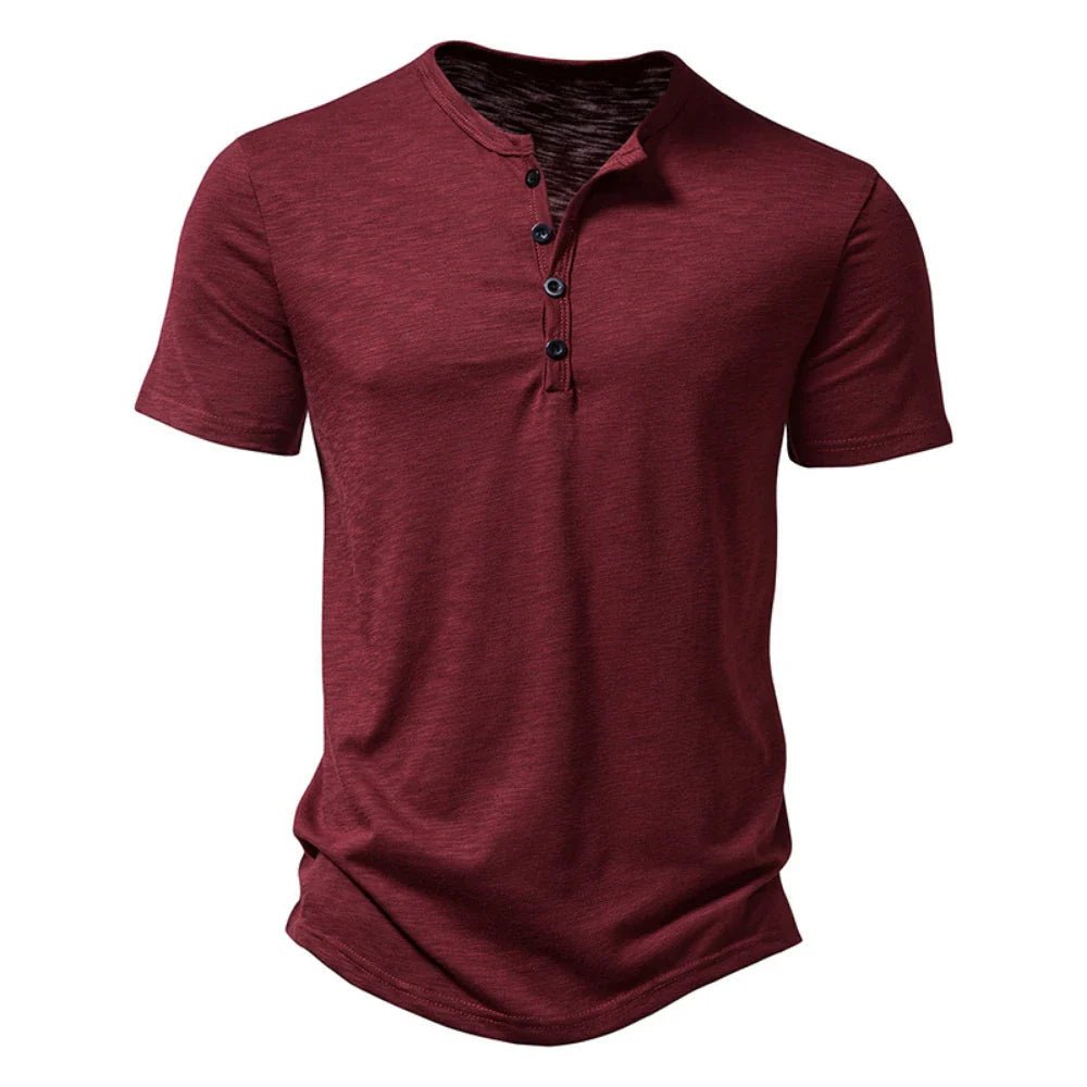 Men's Button-Front Short Sleeve T-Shirt - photo 4