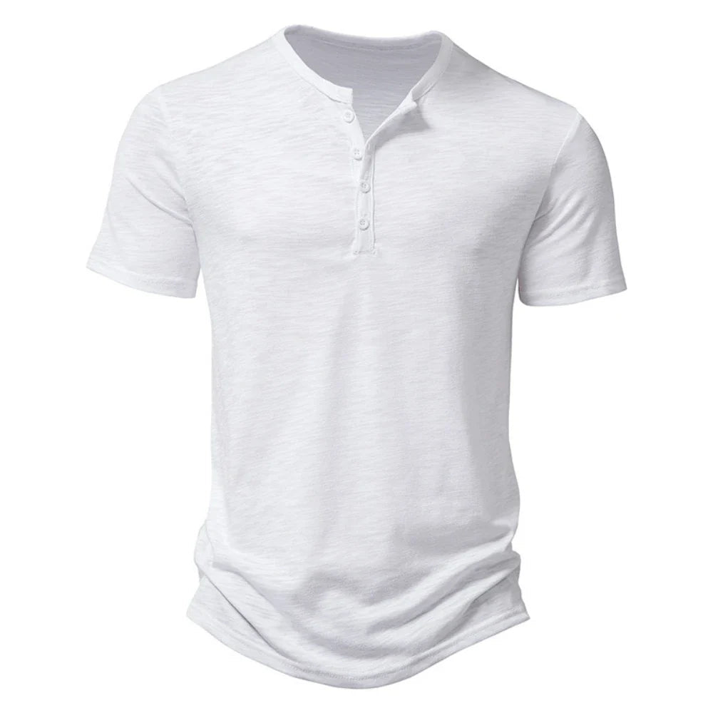 Men's Button-Front Short Sleeve T-Shirt - photo 5