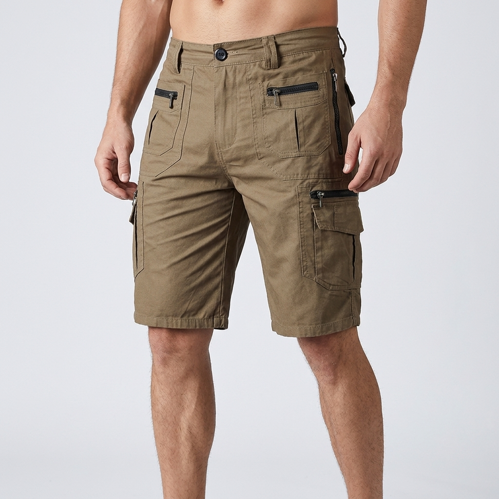 Men's Cargo Shorts with Zip Pockets - photo 4