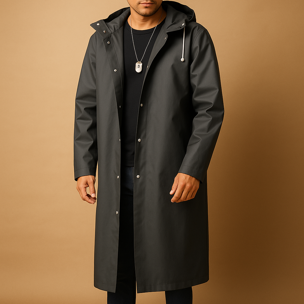 Men's Coat in Black II - photo 1