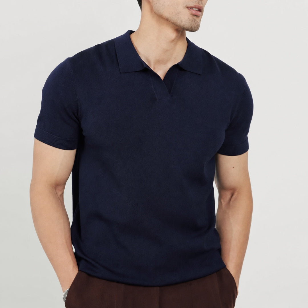 Men's Collared Short Sleeve Polo Shirt - photo 10