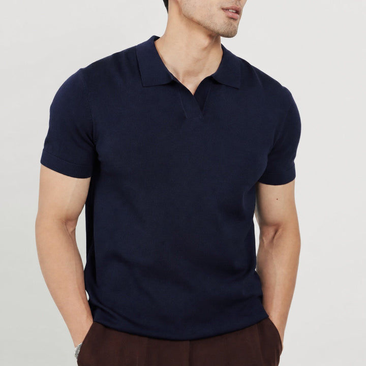 Men's Collared Short Sleeve Polo Shirt - photo 10