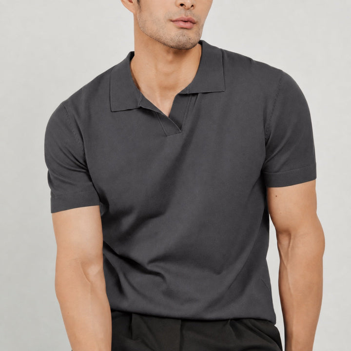 Men's Collared Short Sleeve Polo Shirt - photo 12
